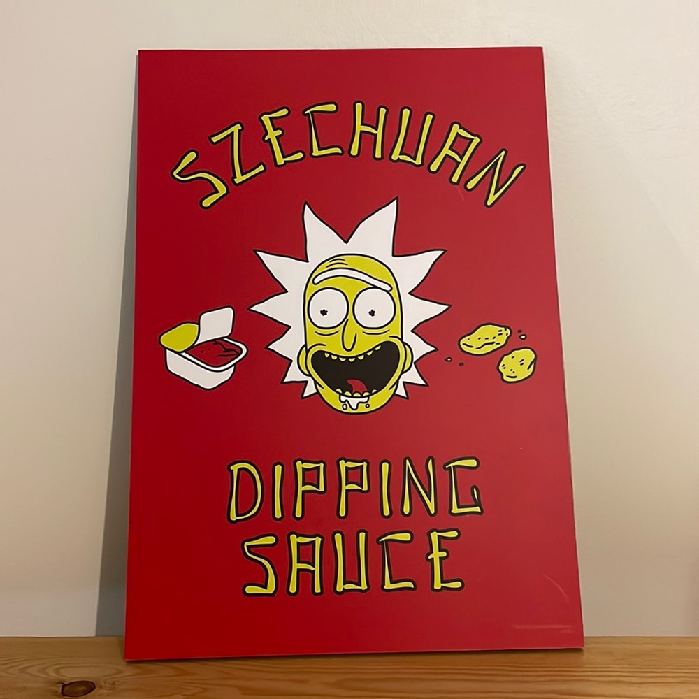 Rick and Morty Decor Sign
